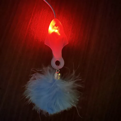 M-PETS cicapeca villogó hallal Sushi 77cm teleszkópos
