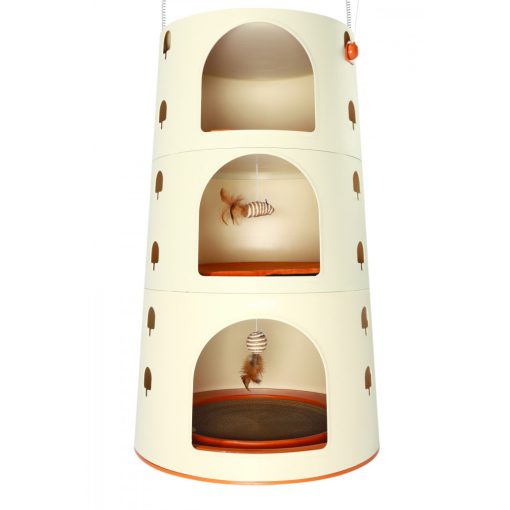 M-PETS Eco macskabútor Burana 49,5x49,5x88cm újrahasznosított műanyag