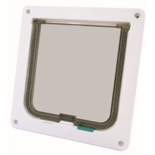 M-PETS Doras kutyaajtó-macskaajtó 2 irányú 195x190mm/169x160mm fehér