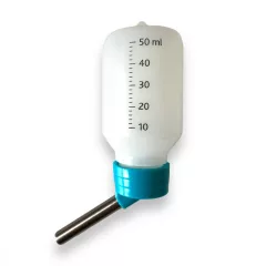 M-PETS Flaska fémcsőrös rágcsáló itató 50ml kék