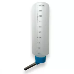 M-PETS Flaska fémcsőrös rágcsáló itató 250ml kék