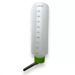 M-PETS Flaska fémcsőrös rágcsáló itató 250ml zöld