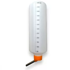 M-PETS Flaska fémcsőrös rágcsáló itató 600ml narancs