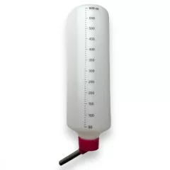 M-PETS Flaska fémcsőrös rágcsáló itató 600ml pink
