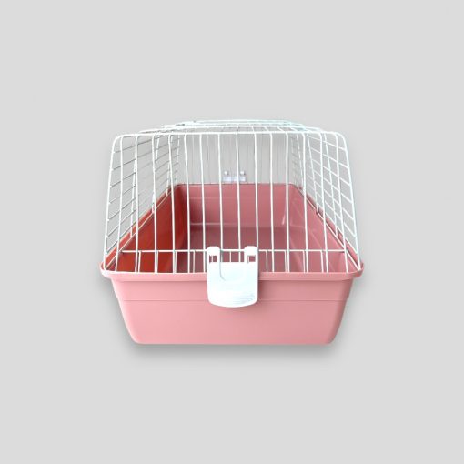 Ketrec tengerimalacok részére S 59x35x31cm rózsaszín