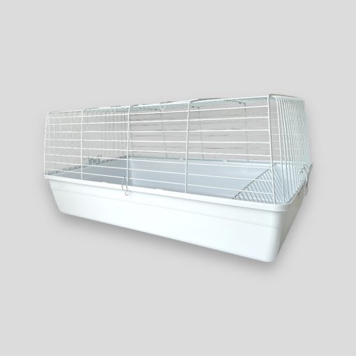 Ketrec törpenyulak részére L R3 84x48x38cm fehér