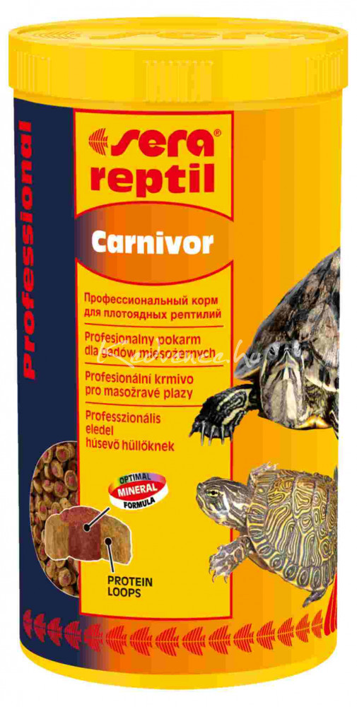 Sera reptil Professional Carnivor Nature Teknős eledel1000ml