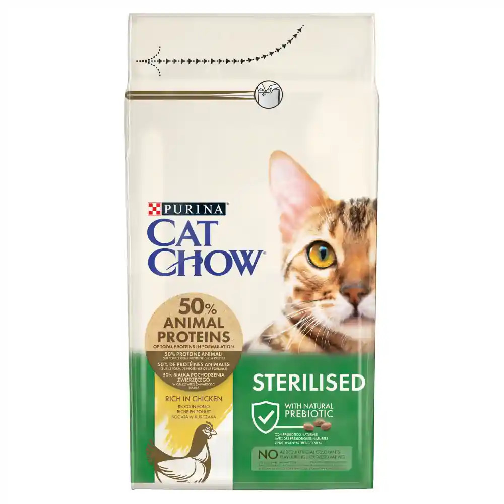Cat Chow Sterilised Csirkés száraz macskaeledel 1,5kg